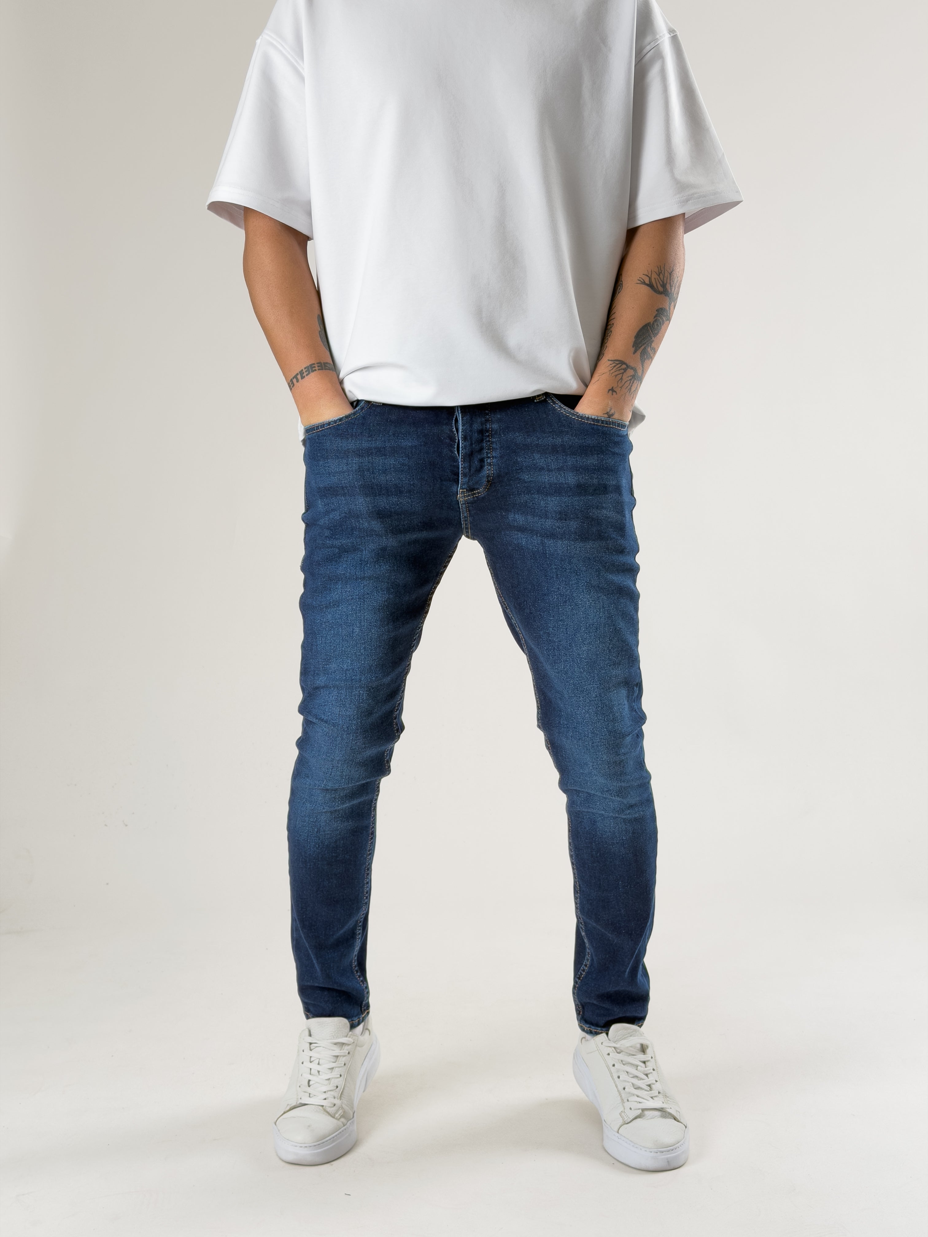 Slim Fit Mavi Erkek Kot Pantolon COC2717