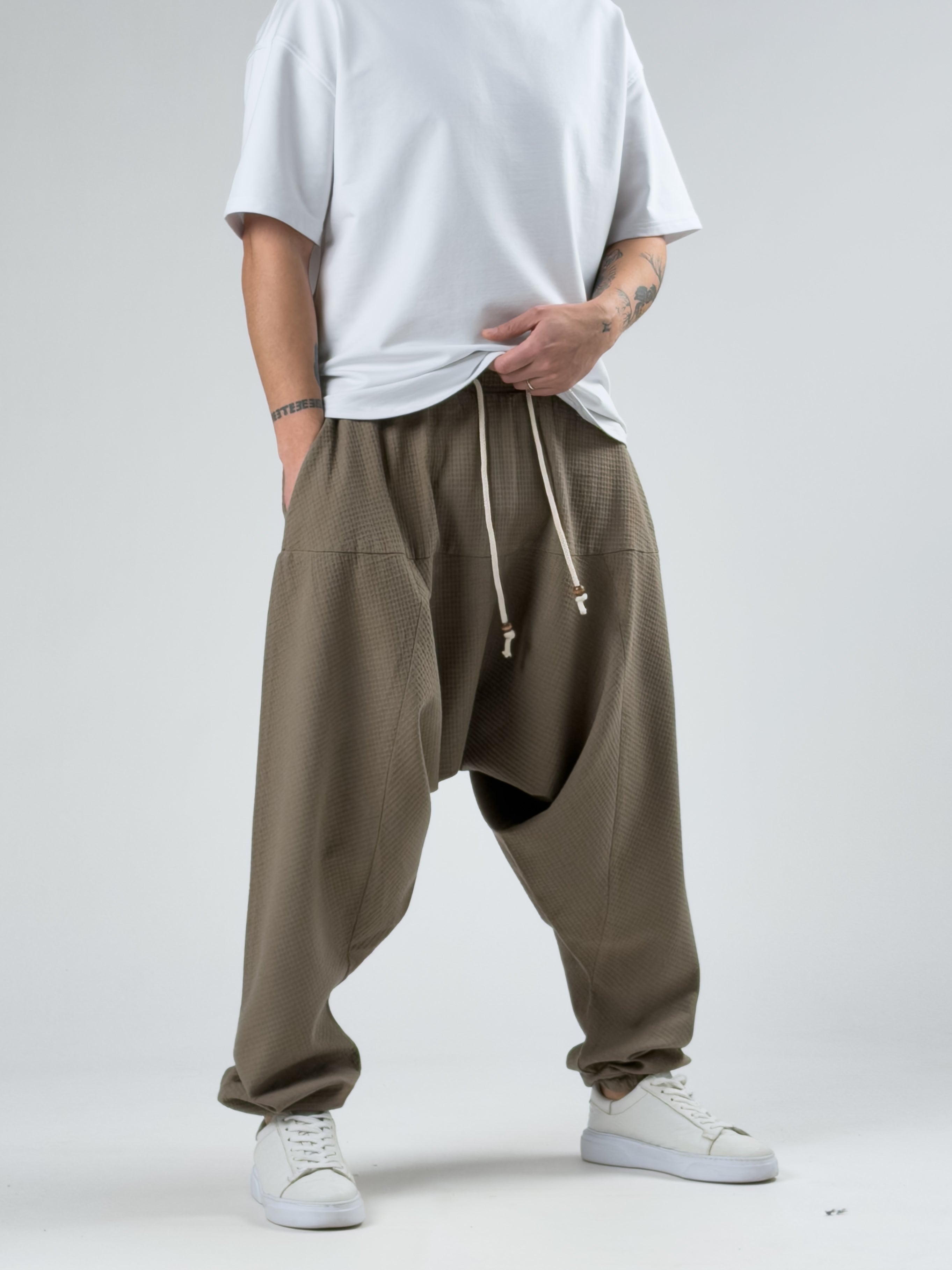 Süper Oversize Kahve Şalvar COC2890