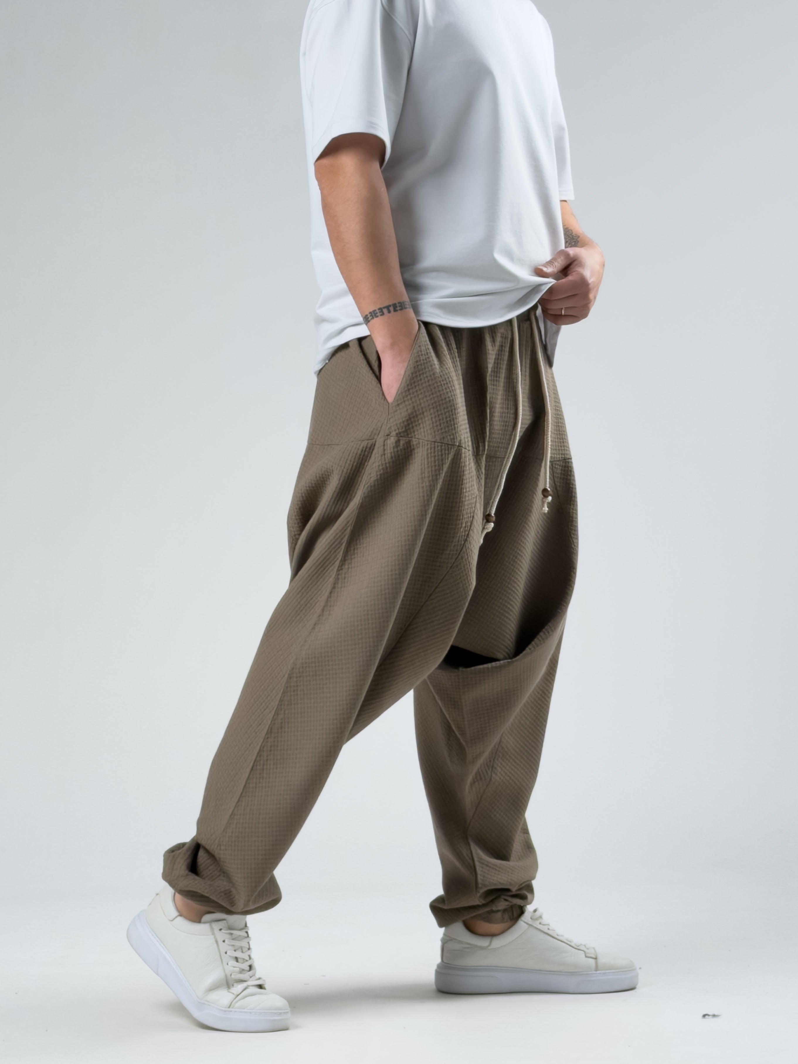 Süper Oversize Kahve Şalvar COC2890