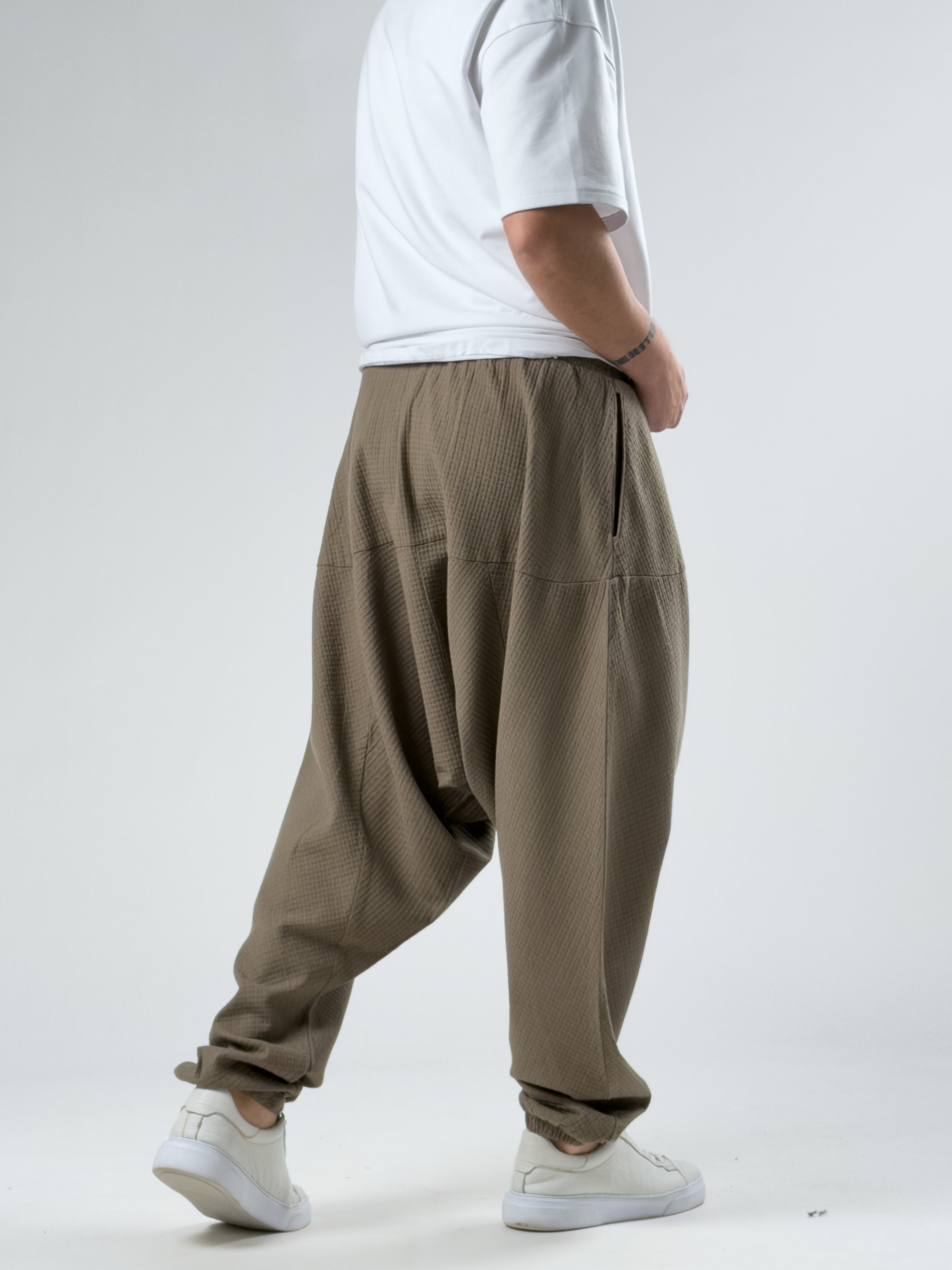Süper Oversize Kahve Şalvar COC2890