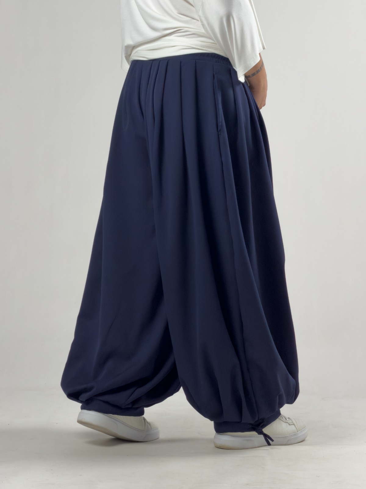 Süper Oversize Lacivert Erkek Jogger Pantolon COC3232