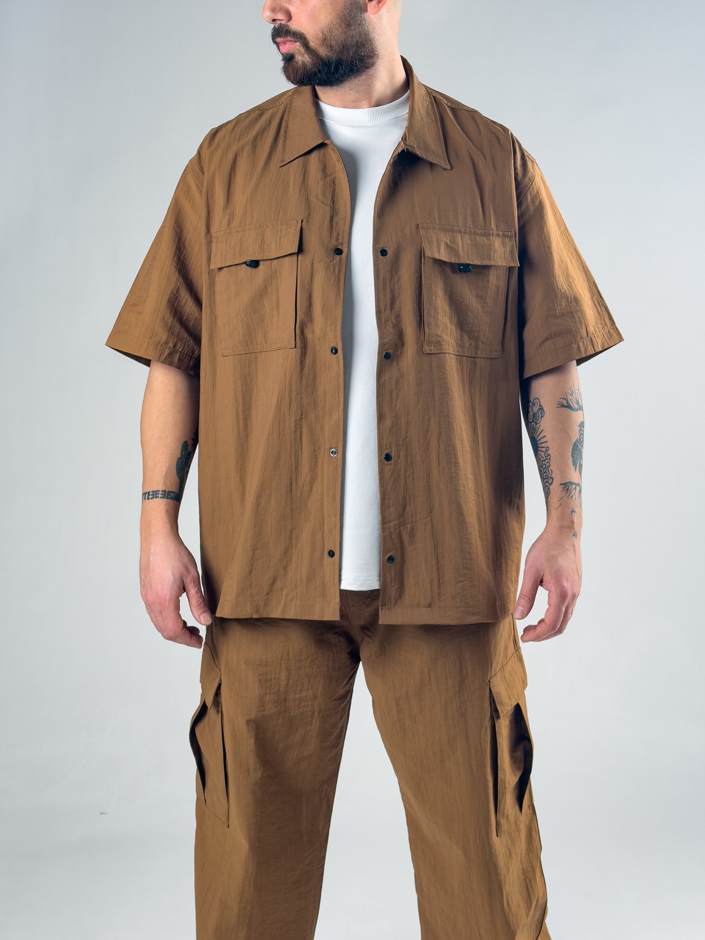 Taba Oversize Erkek Paraşüt Takım COC3085