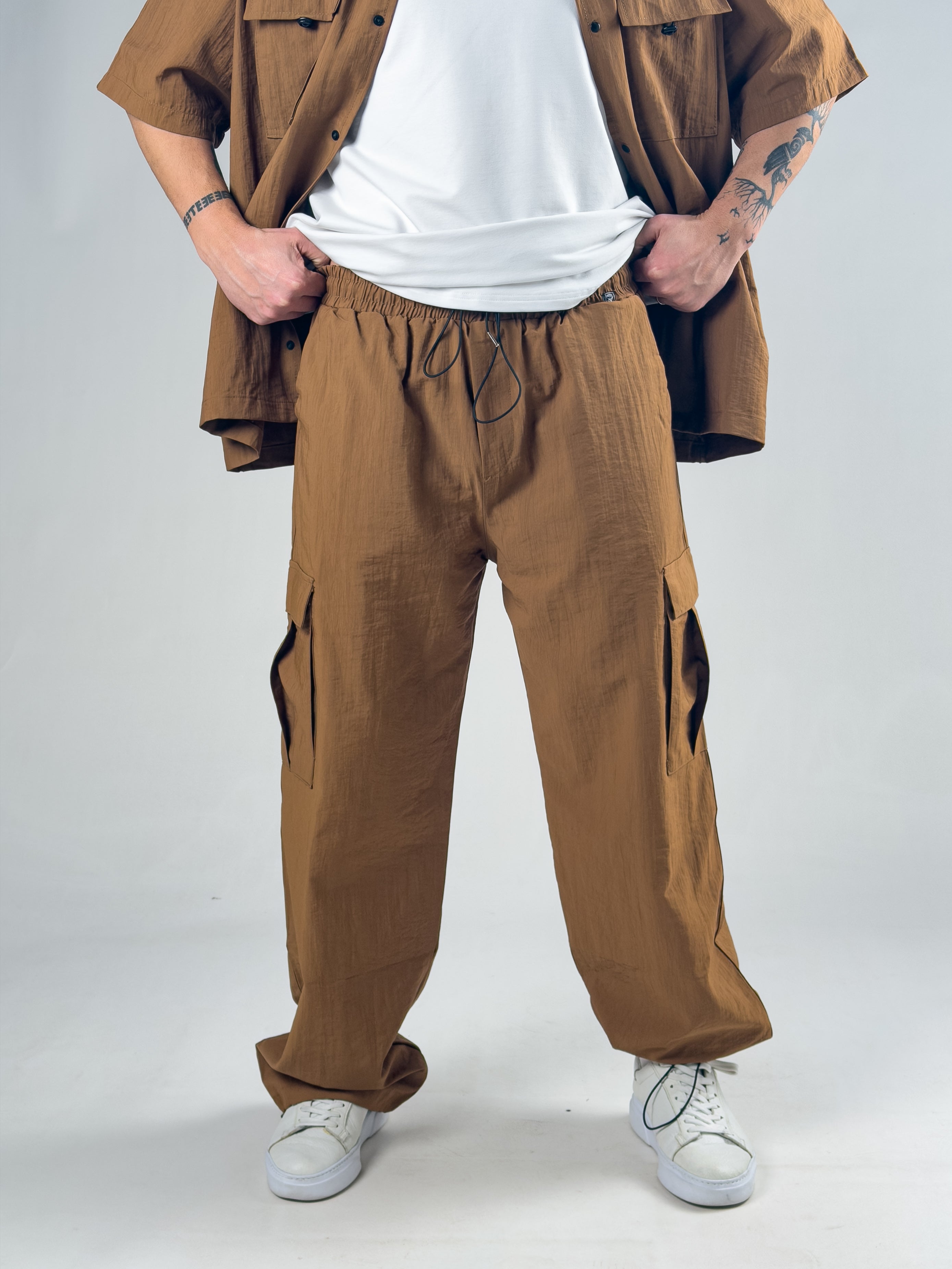 Taba Oversize Erkek Paraşüt Takım COC3085