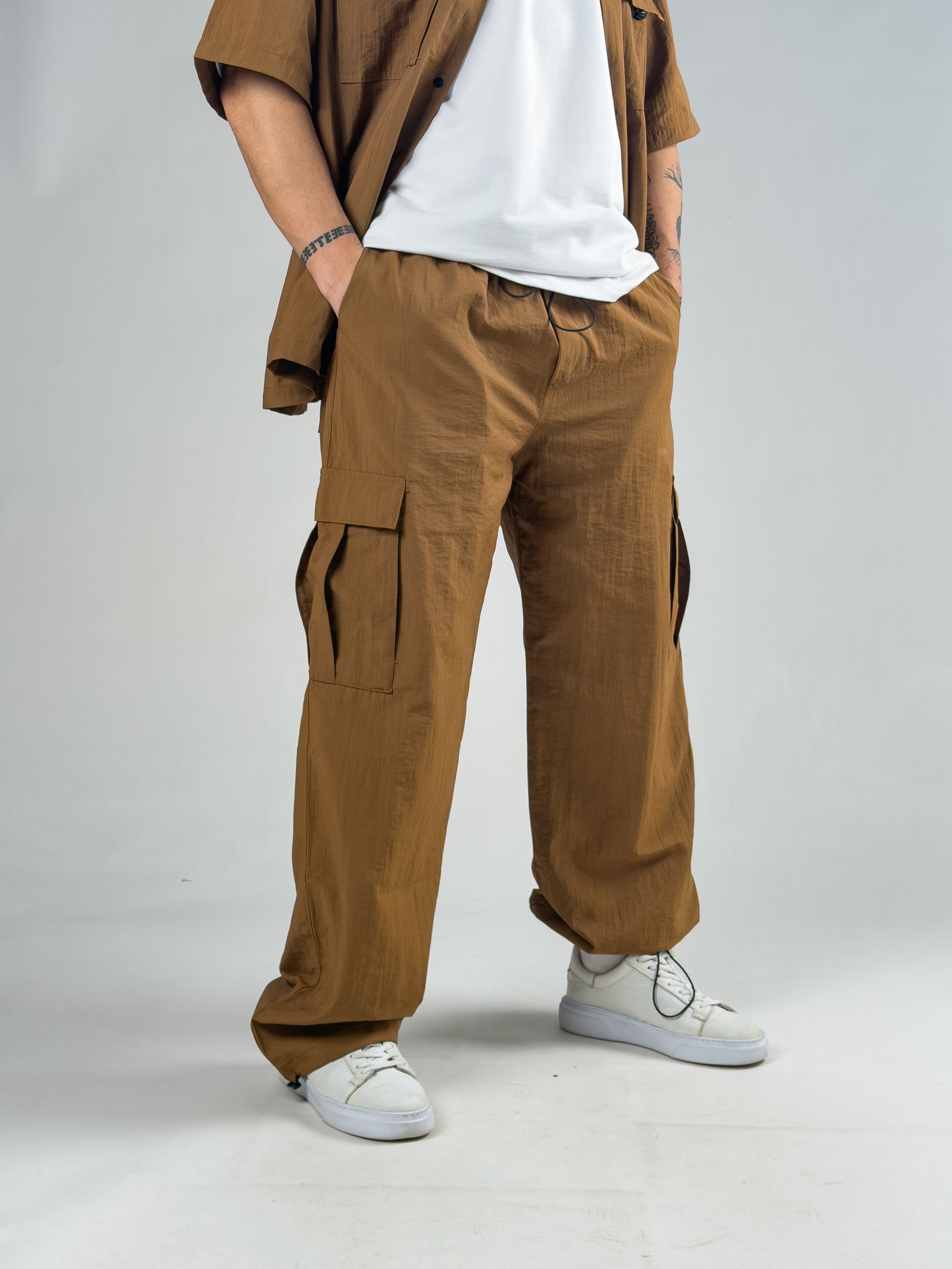 Taba Oversize Erkek Paraşüt Takım COC3085