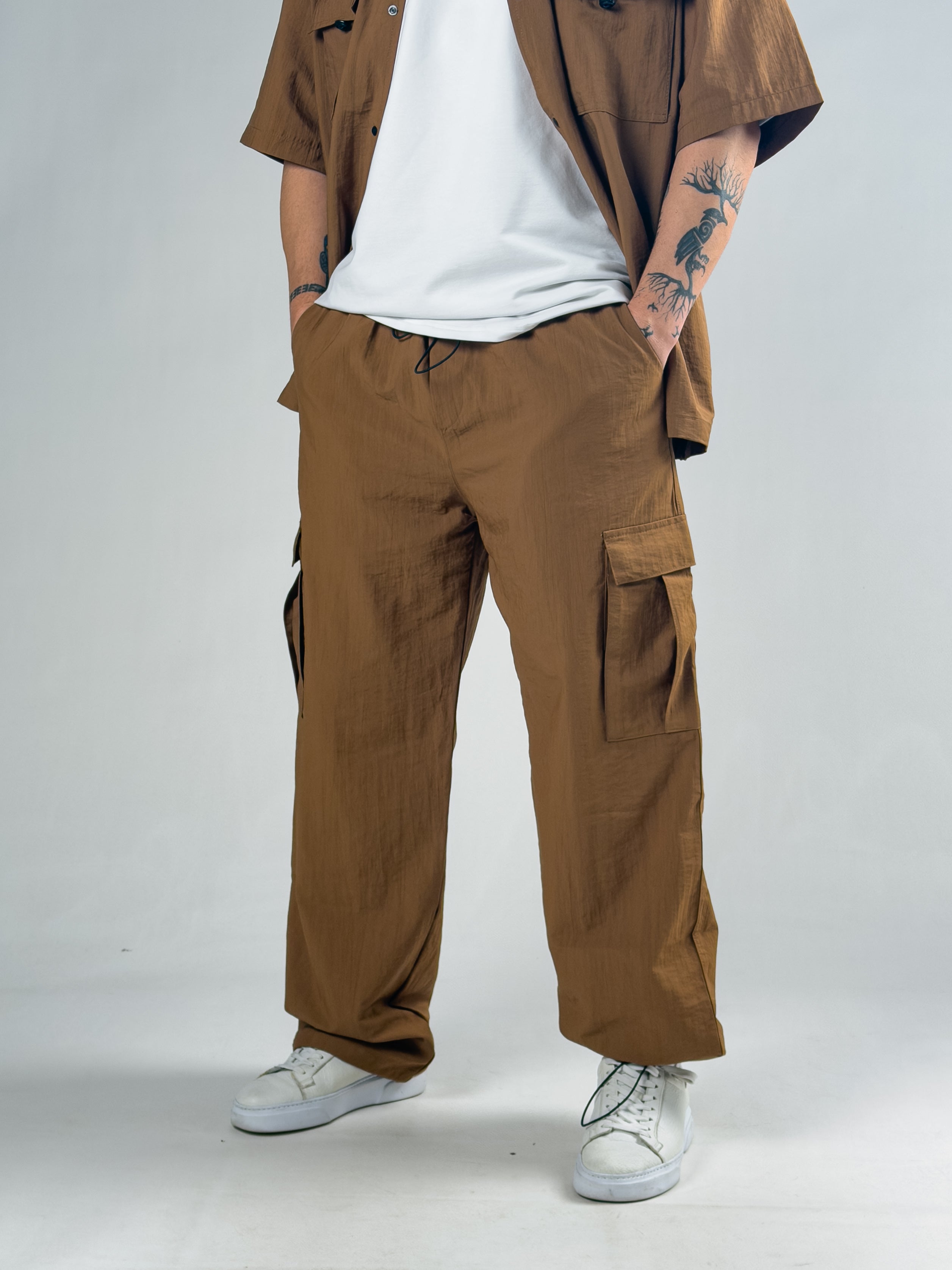 Taba Oversize Erkek Paraşüt Takım COC3085