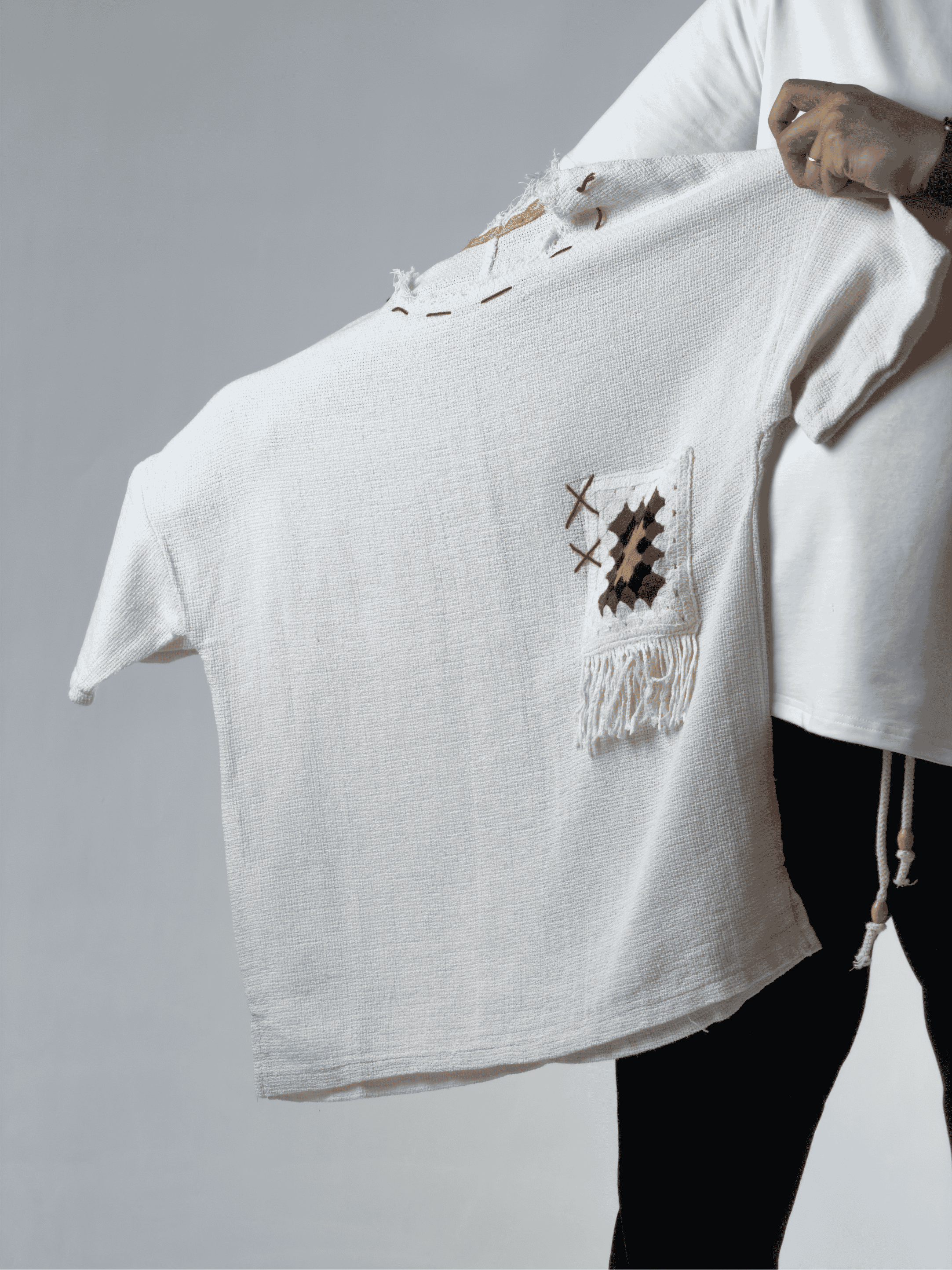 Tasarım Cep Detaylı Erkek T-Shirt COC3199