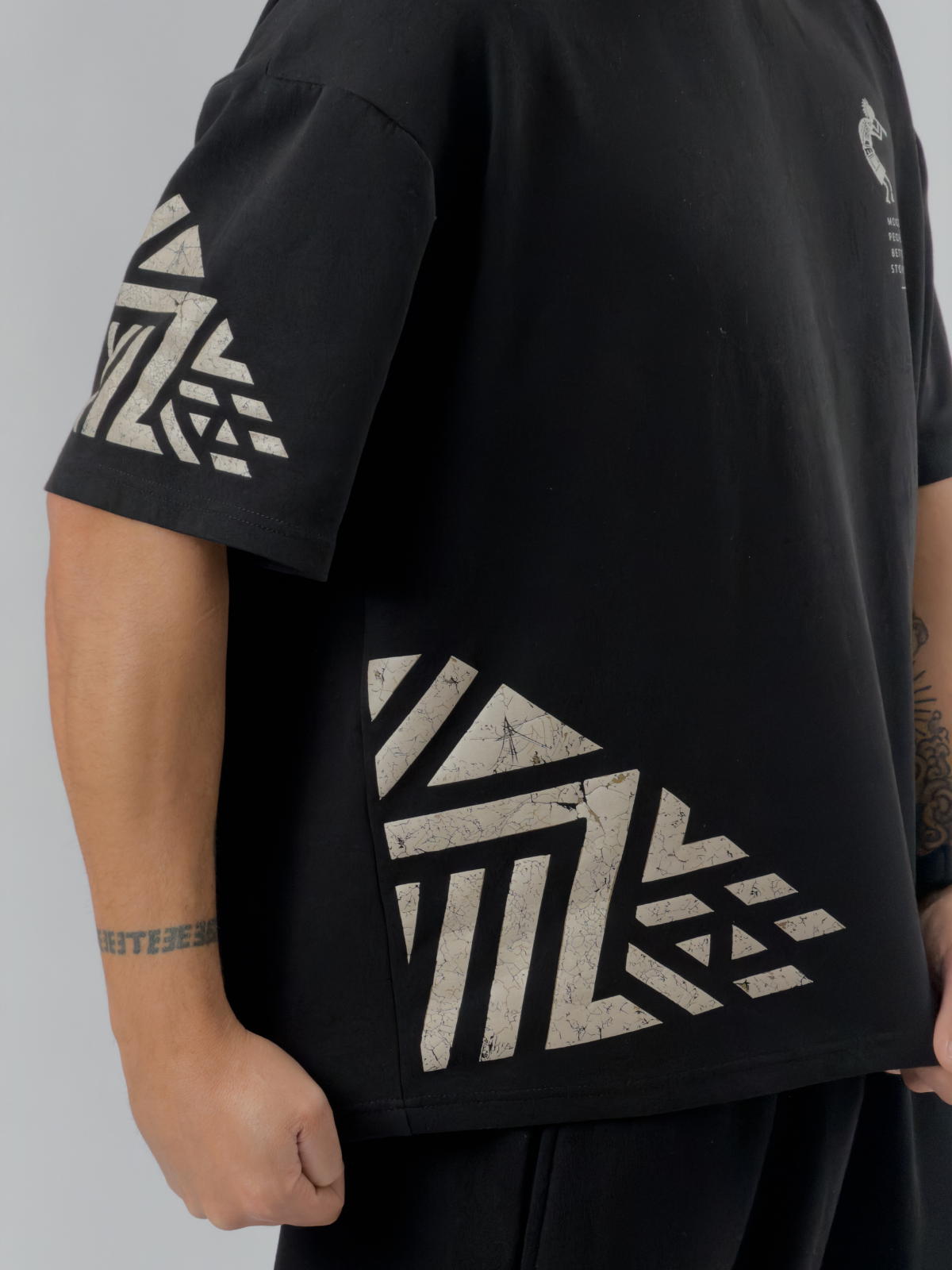 Tasarım Cocopelli Baskılı Erkek T-Shirt COC3413