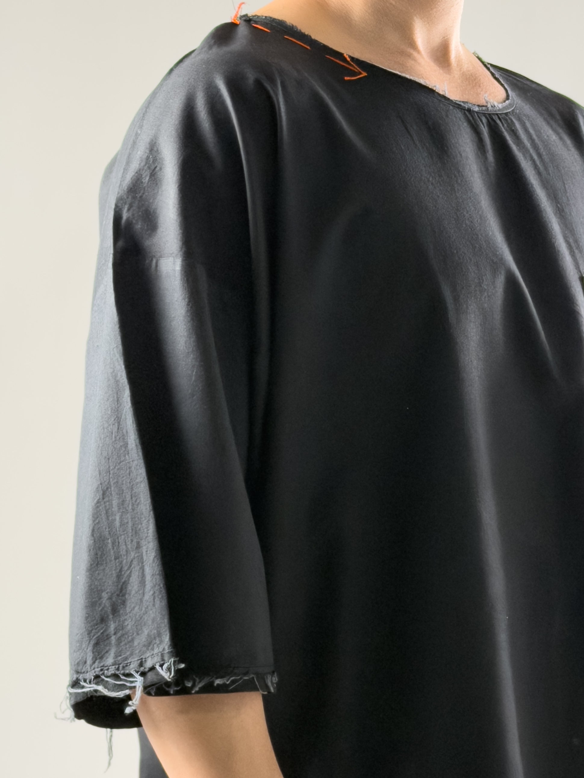 Tasarım Oversize Erkek Fakir Kol T-Shirt COC2802