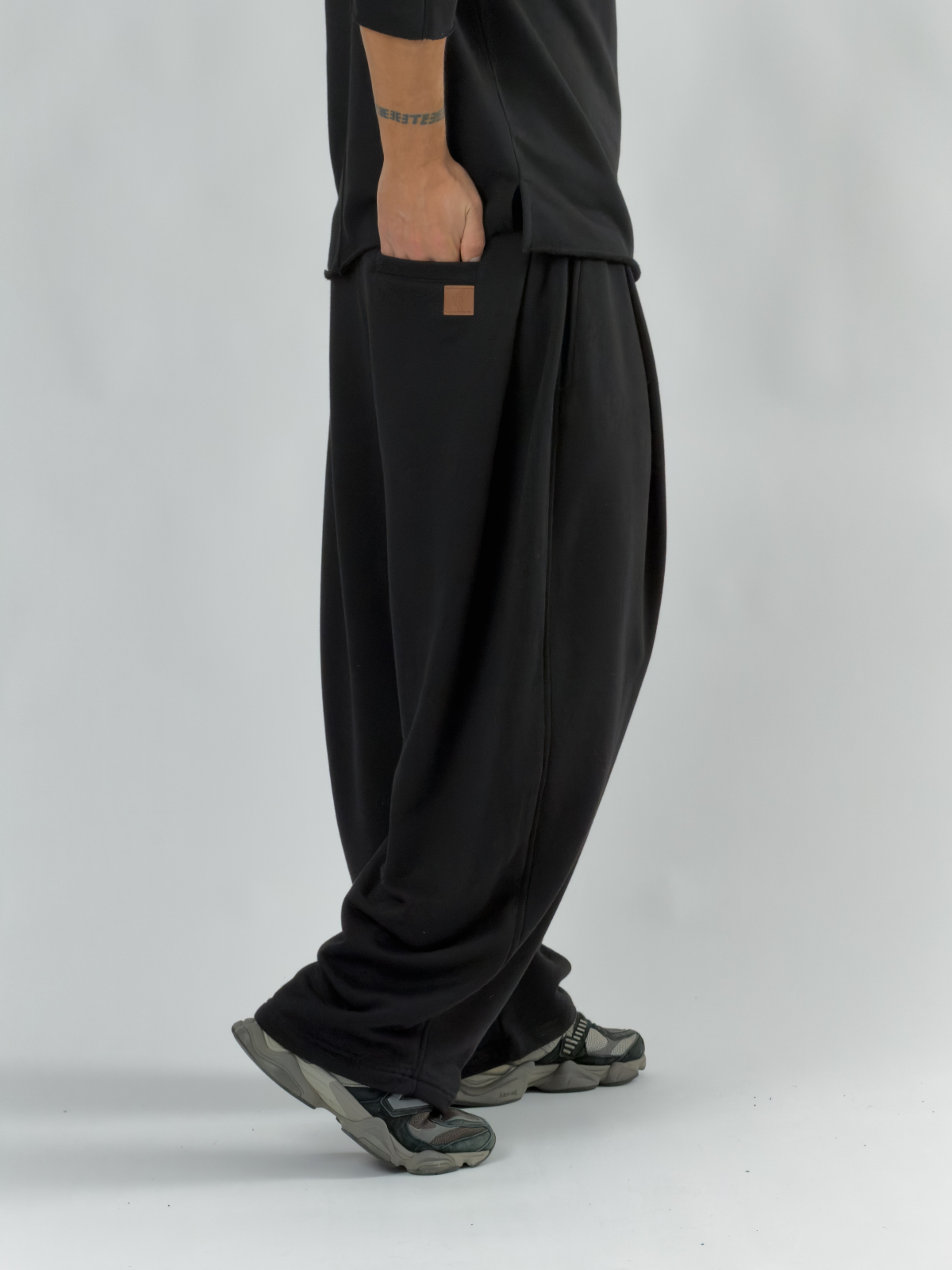 Tasarım Oversize Siyah Erkek Takım COC3410