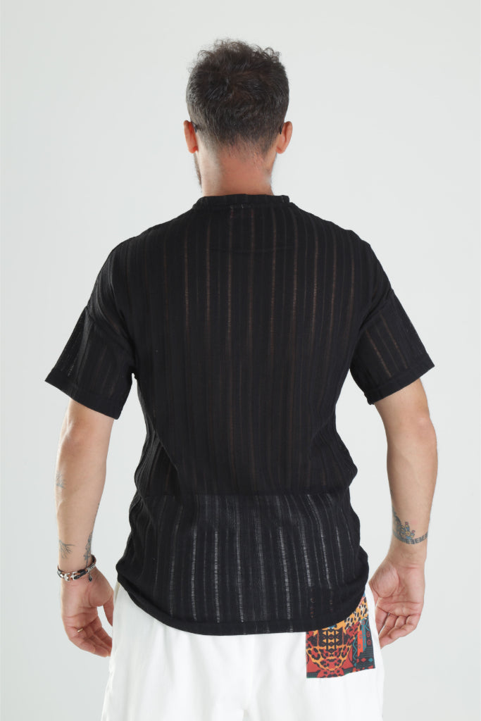 Tasarım Siyah T-Shirt COC1105
