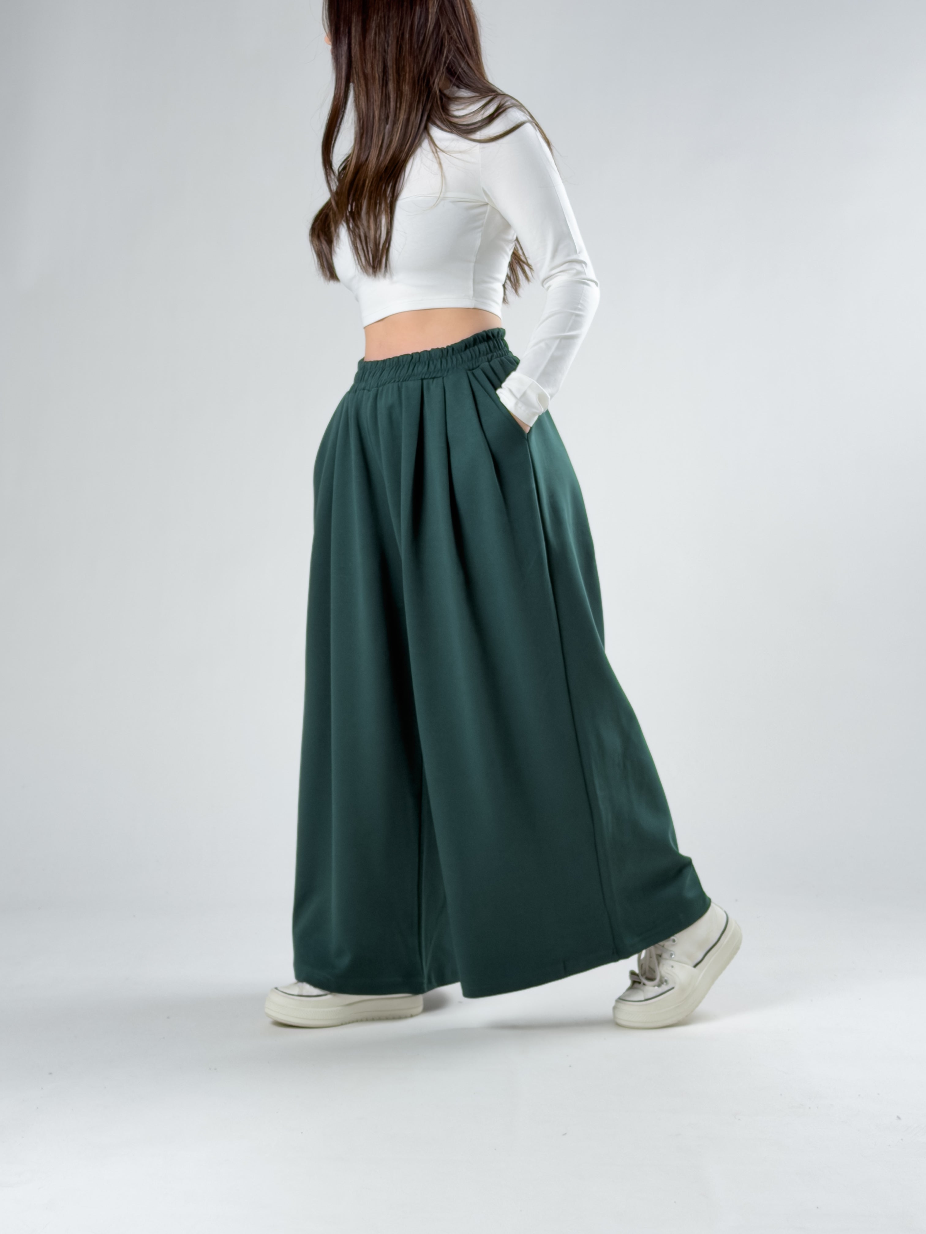 Yeşil Samurai Kadın Pantolon COC2884