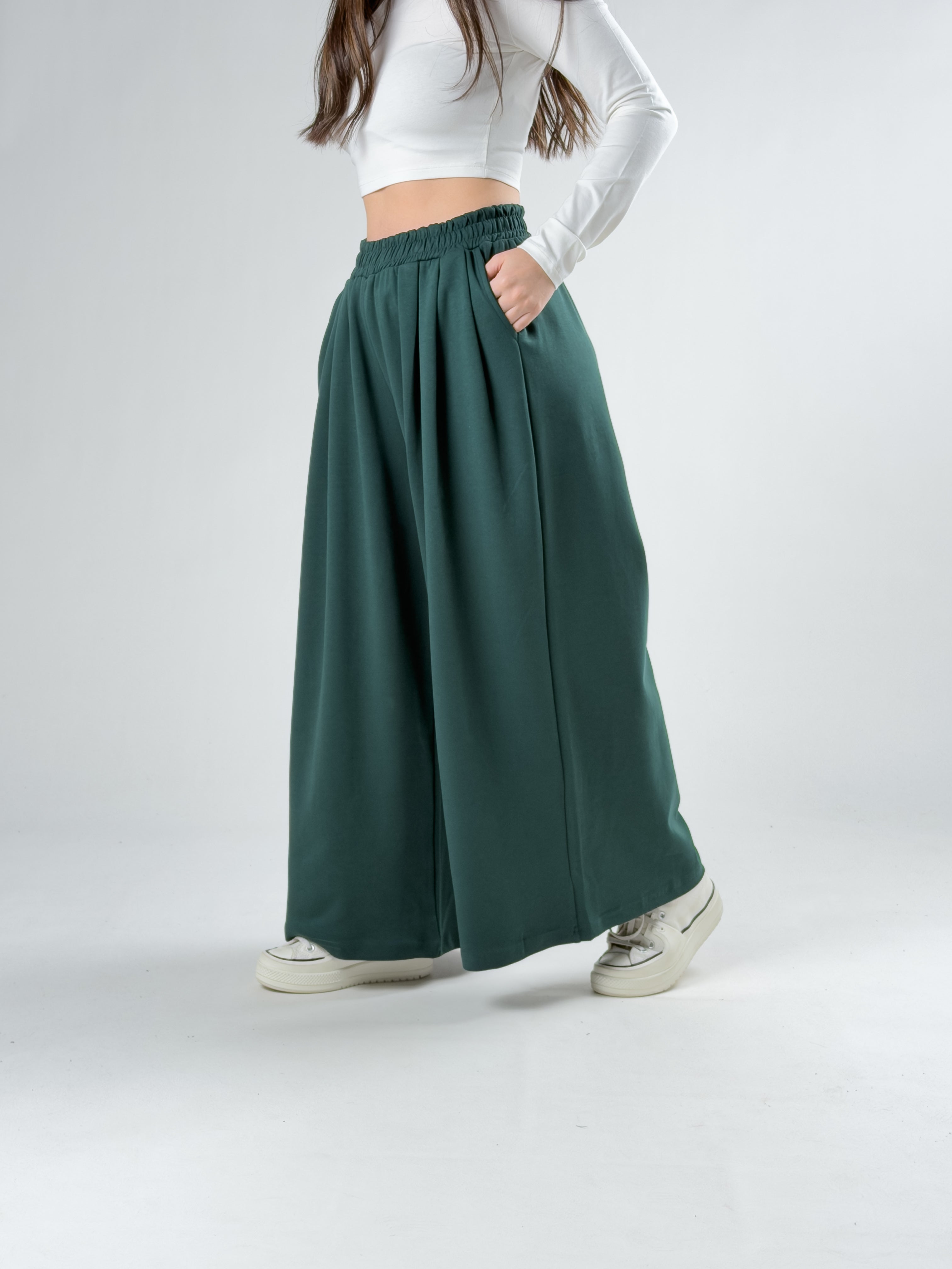 Yeşil Samurai Kadın Pantolon COC2884
