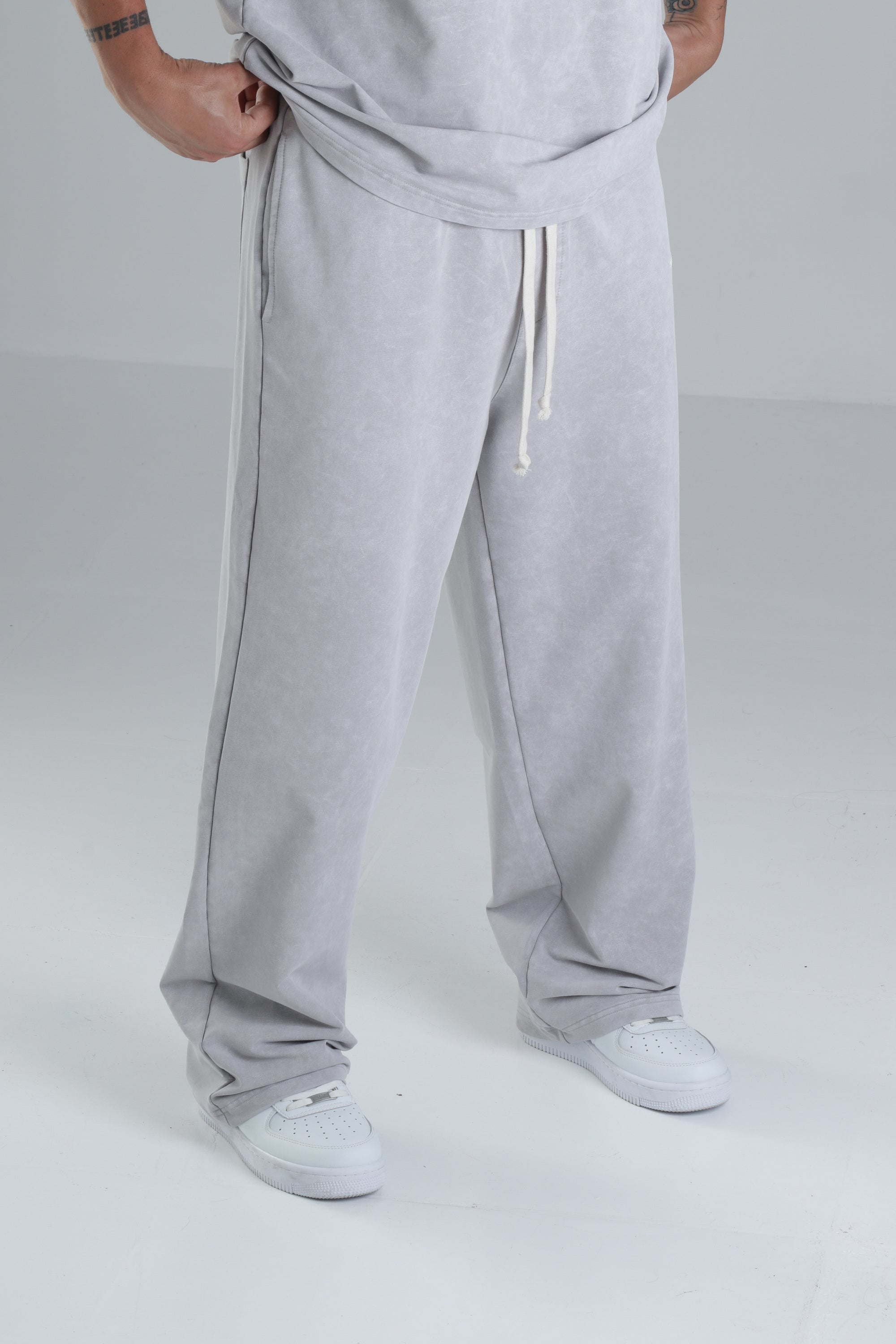 Yıkamalı Gri Oversize Takım COC1305